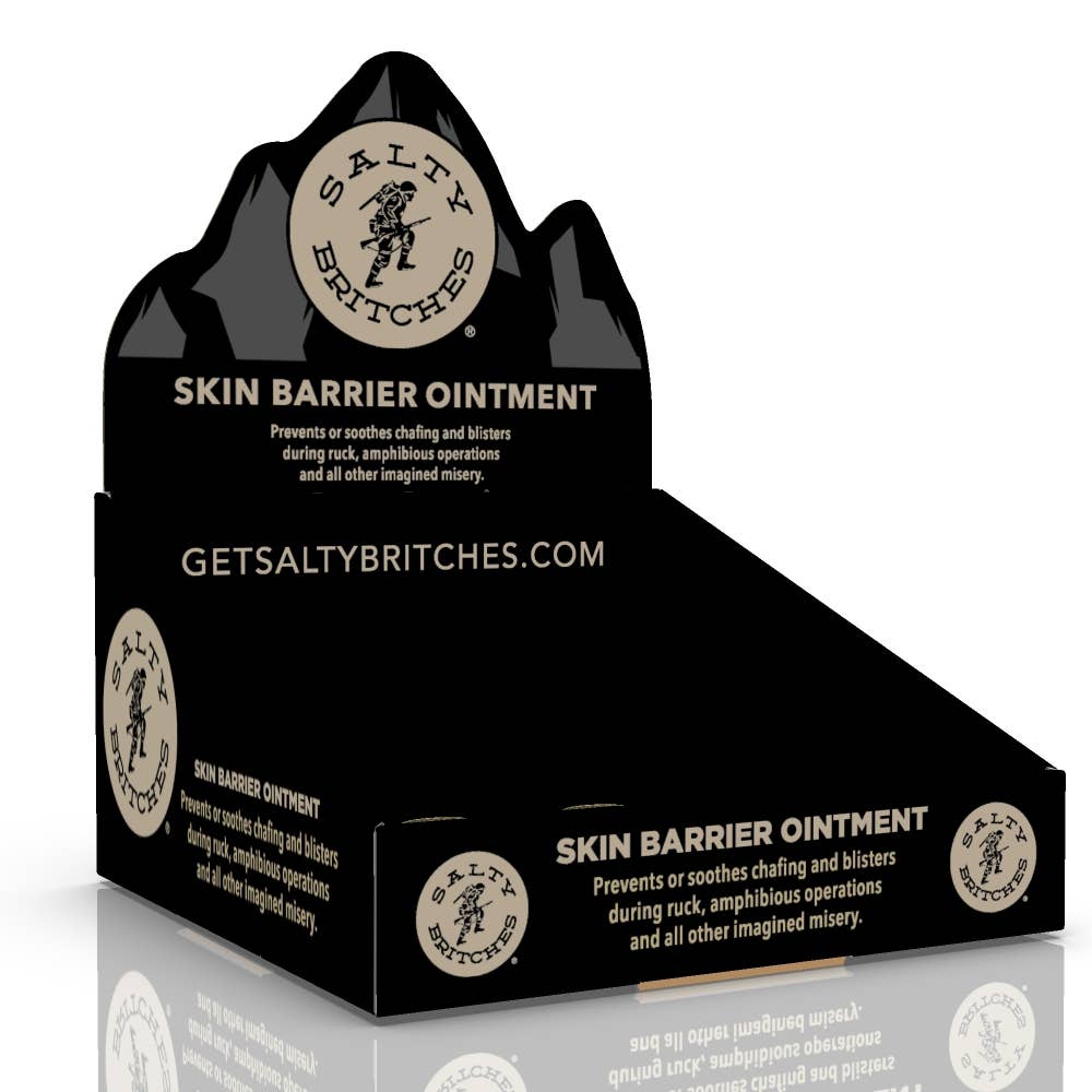 Salty Britches - Wholesale Body Cream/Lotion - Salty Britches Skin Barrier Ointment with 12 Tube Display1