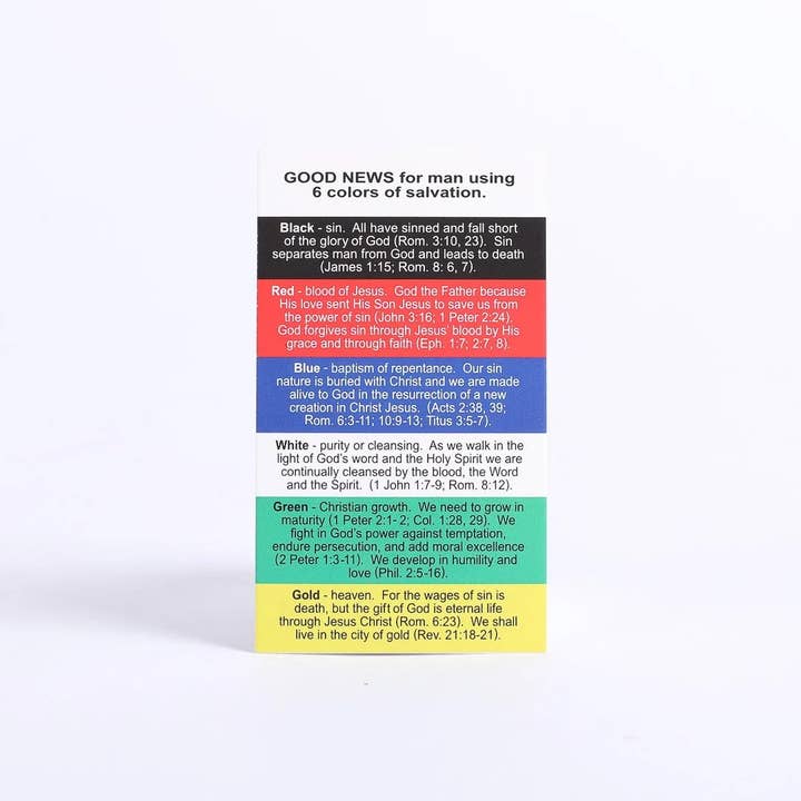 Swanson Christian Products - Wholesale Religious Card - Plan of Salvation Cards - 100 Pack - 2x3.5in