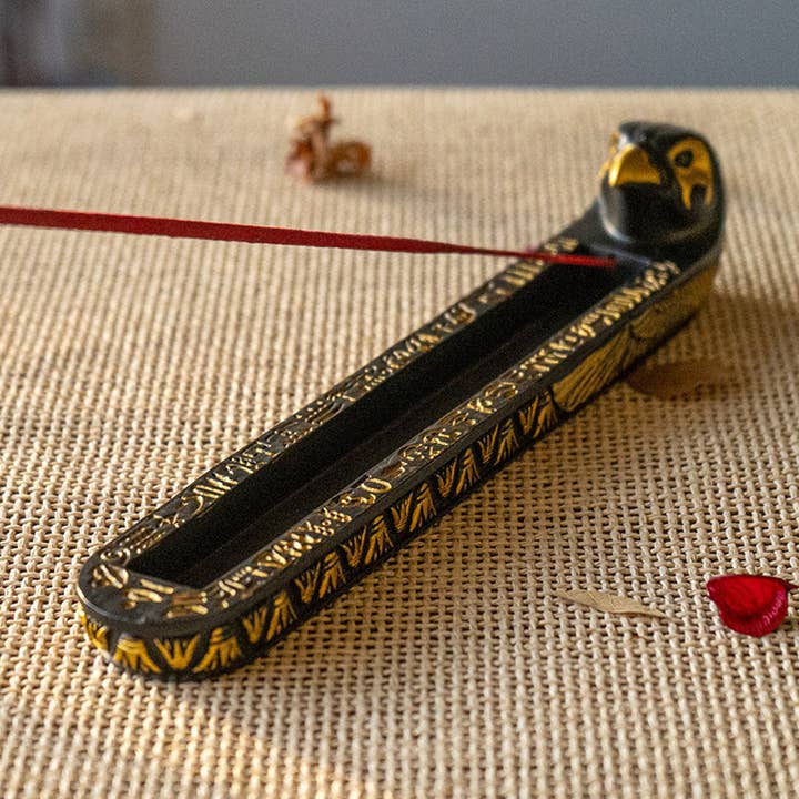 Pacific Trading - Wholesale Incense Holder - Egyptian Horus Falcon Incense Burner0