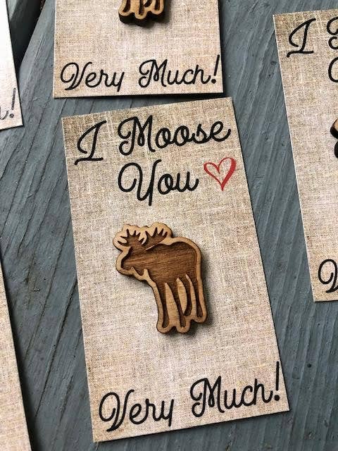Spruce & Hemlock - Wholesale Love Card - I Moose You Card1
