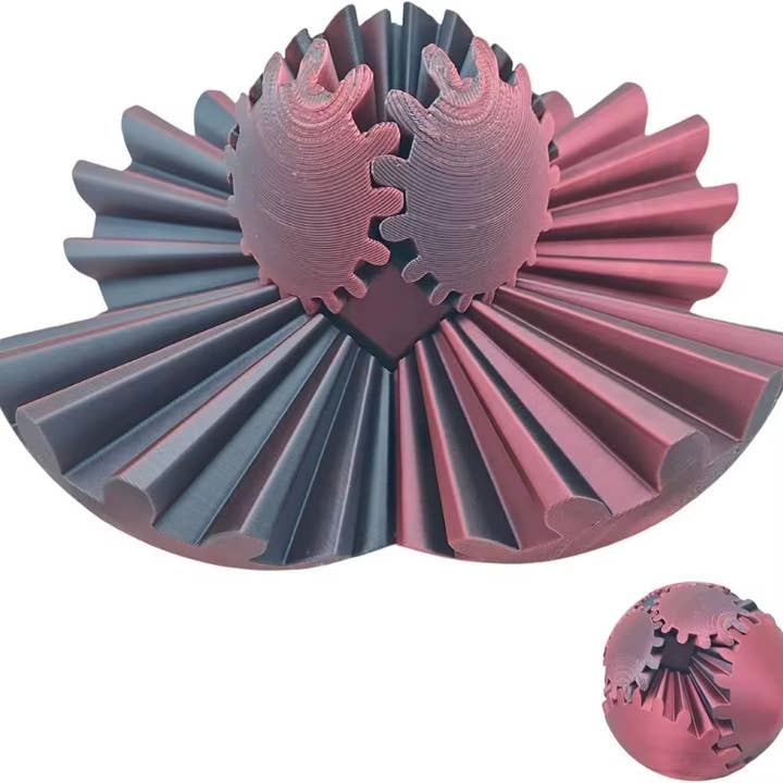 VIGOR - Wholesale Fidget Toy - Kids - Sensory Toys 3D Printed Gear Ball Fidget Spinners Spin Ball8