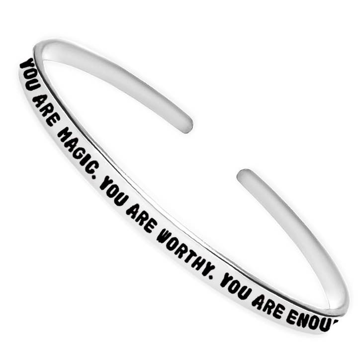 Camilla Limón - Wholesale Cuff Bracelet - You Are Magic. You Are Worthy. You Are Enough. Cuff Bracelet