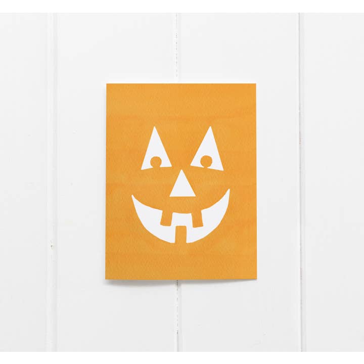 Phillips Designs - Wholesale Halloween Card - Pumpkin Face Card3