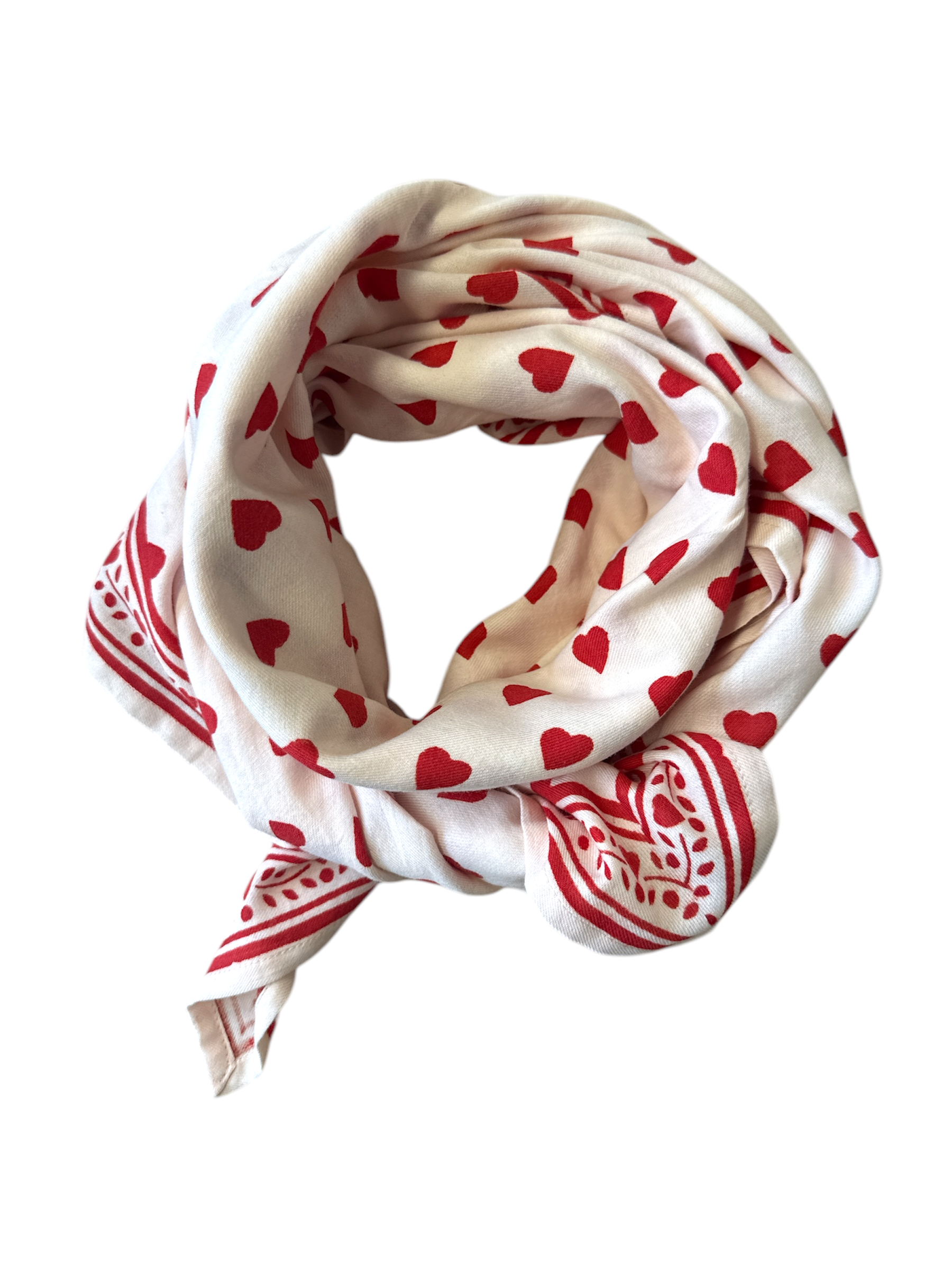 Maison Augustin - Vente Écharpe – femme - Foulard Adulte Love Cherry 100 cm3