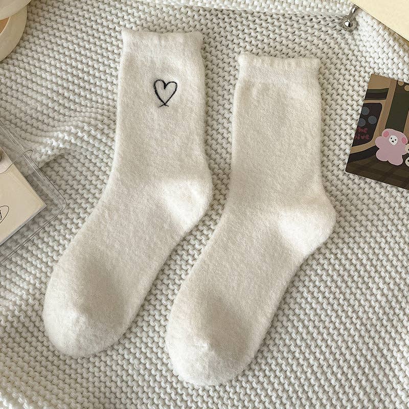 Gohobi （We cover U.S. import duties） - Wholesale Socks - Women's - Gohobi Warm Velvet Heart Socks1
