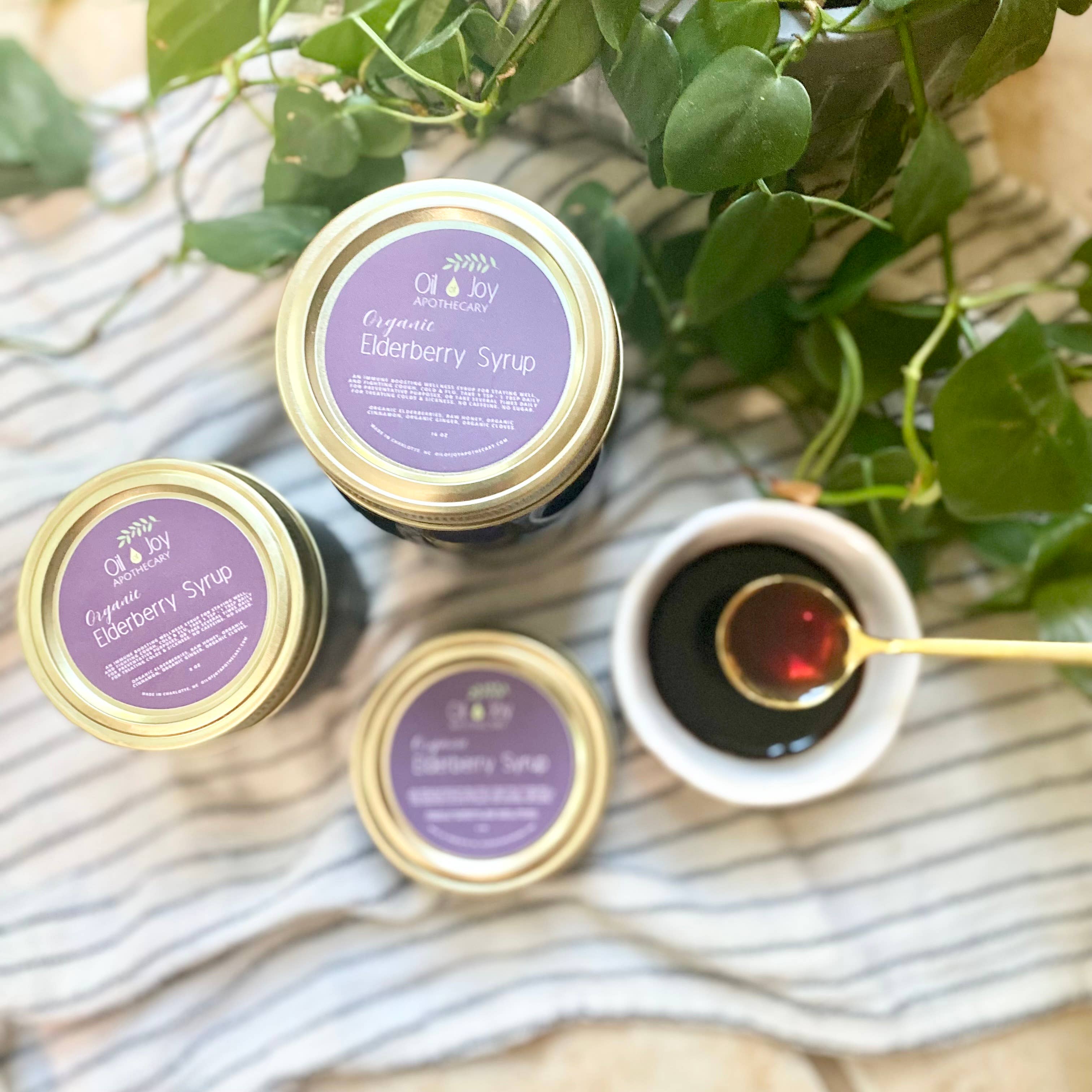 Oil of Joy Apothecary - Wholesale Tincture - Elderberry Syrup, Organic0