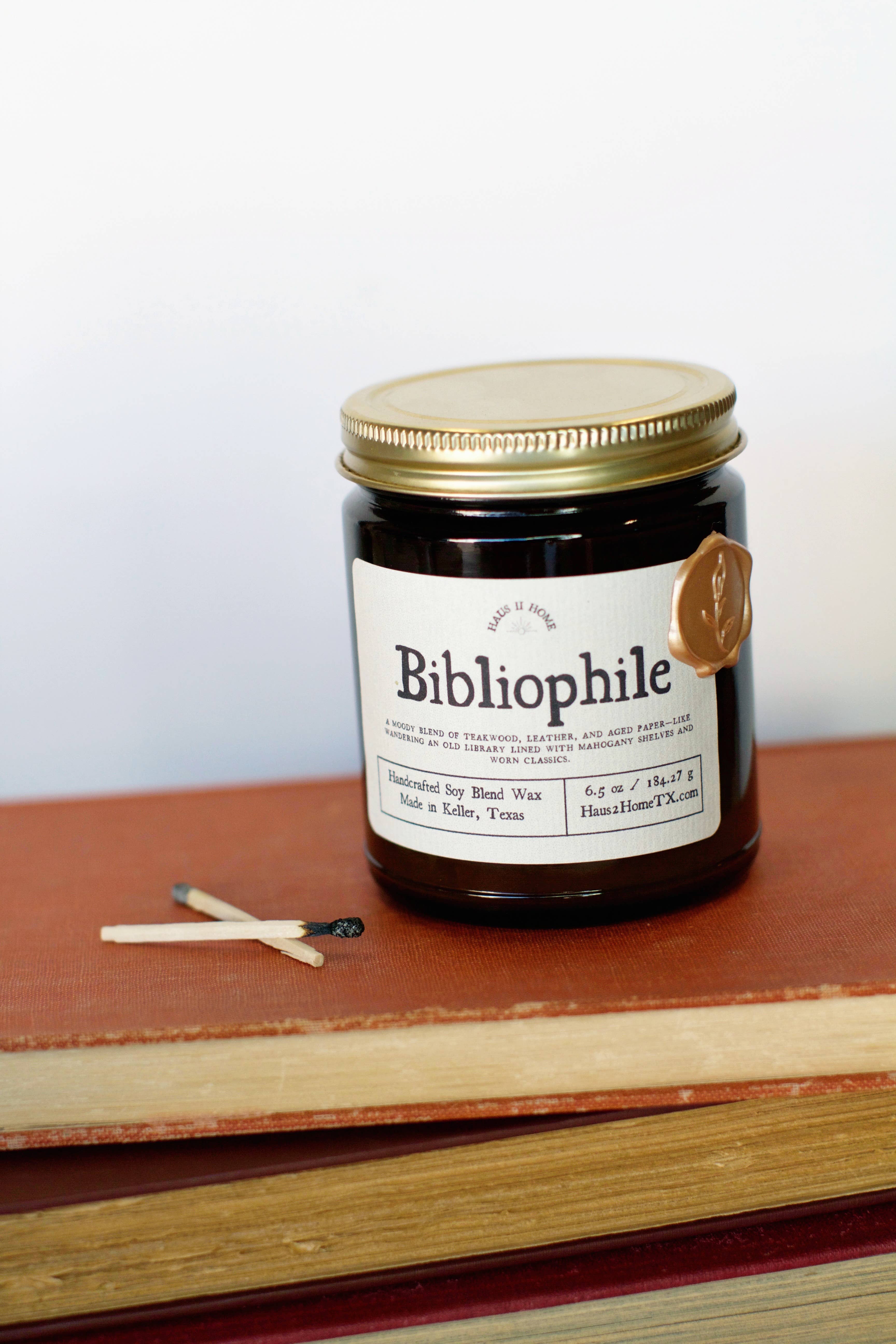 Haus II Home, LLC - Wholesale Jar/Filled Candle - Hand-Poured Candle - Bibliophile5