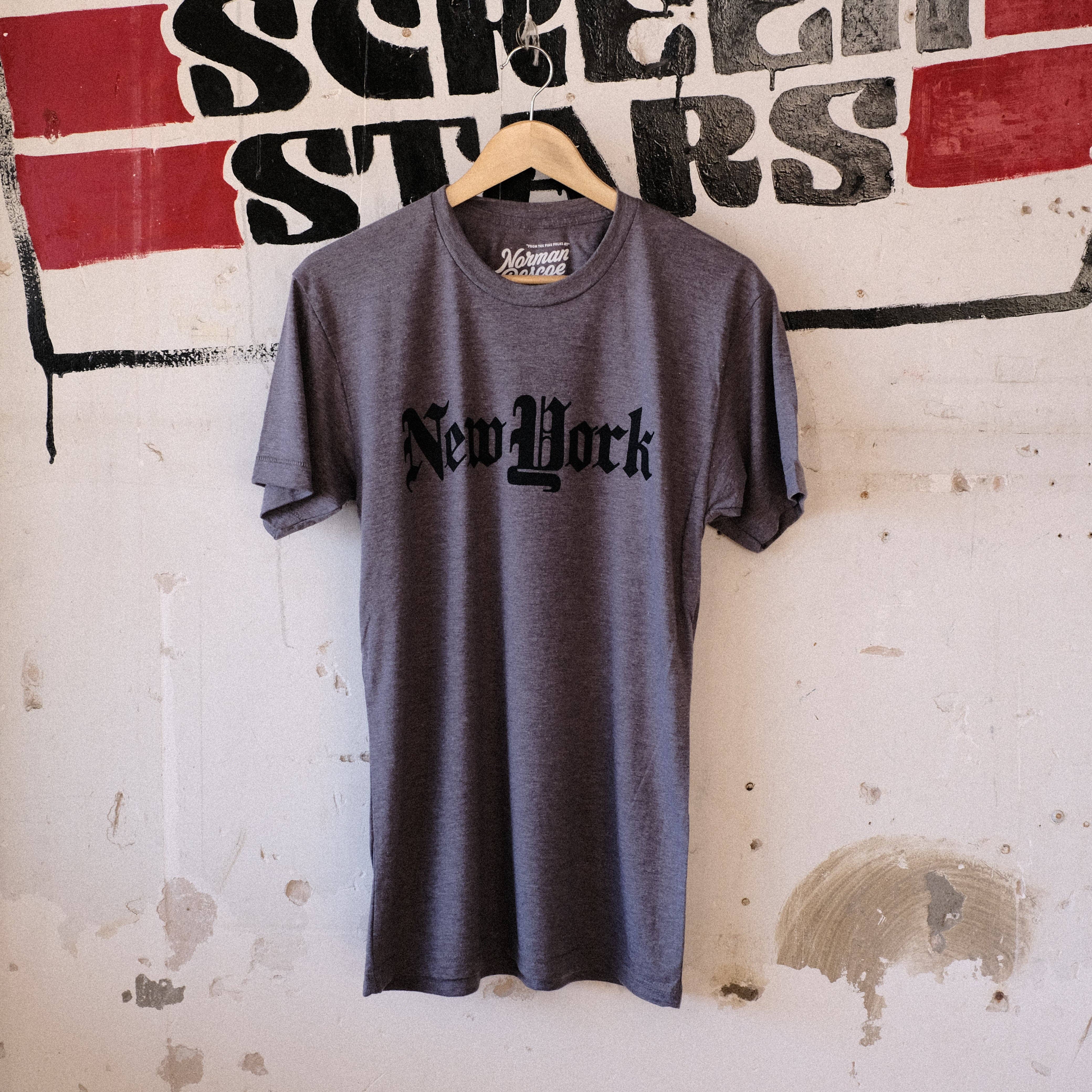 NORMAN ROSCOE - Wholesale Screen Printed T-Shirt - Unisex - New York Classic NY Times -  New York City T-Shirt (NYC Touristee)3