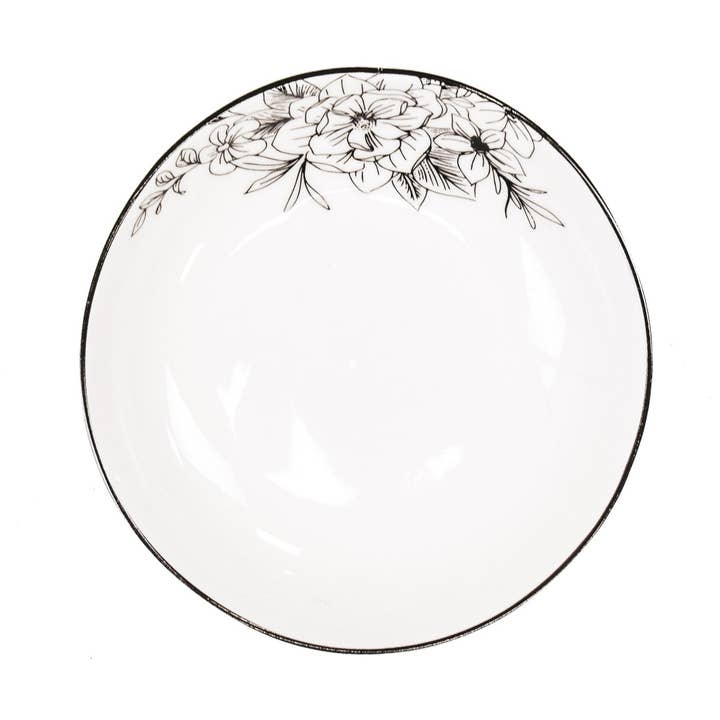 Housevitamin bv - Wholesale Dinner Plate - HV Les Fleurs Snack Plate - 9,5x9,5x2cm0