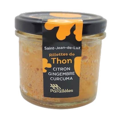 Tuna and Smoked Tuna Rillettes with Lemon Ginger for wholesale by Conserves Parallèles