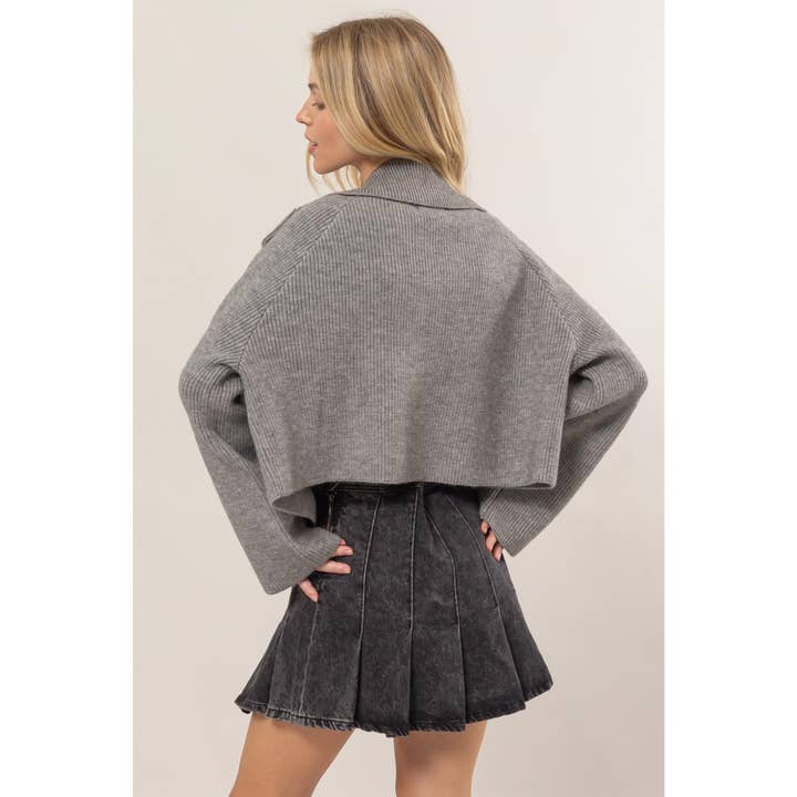 HYFVE - Wholesale Jacket - Women's - Double Breast Sweater Trench Jacket12