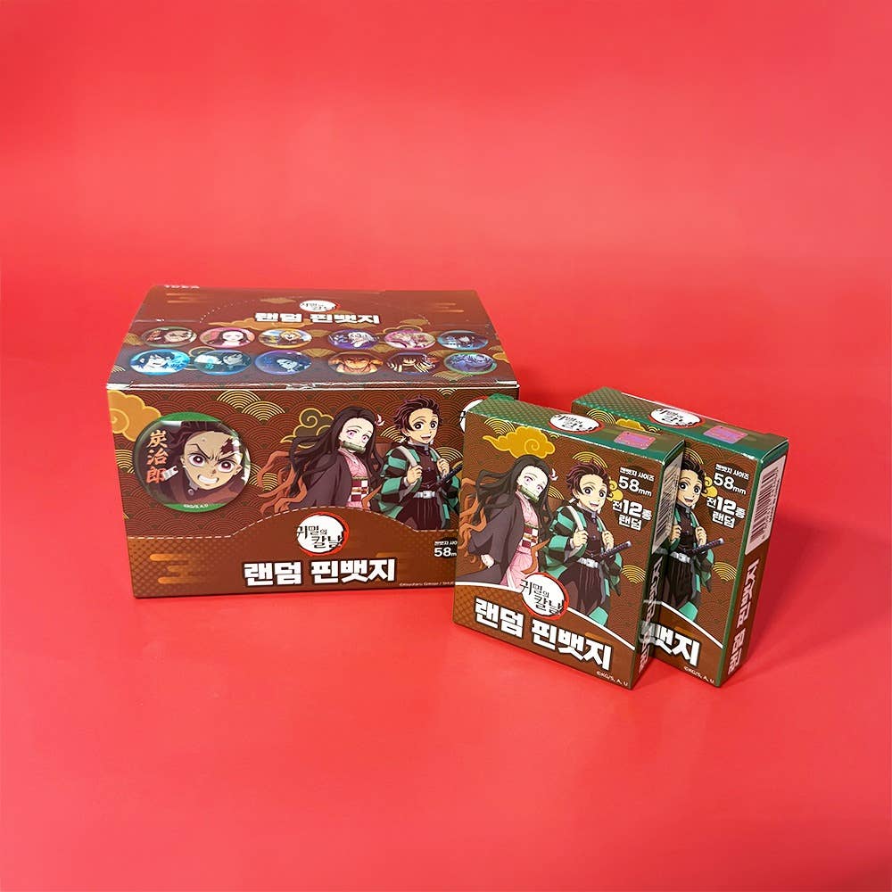 K-Wonderland - Wholesale Lapel Pin/Button - Demon Slayer: Kimetsu no Yaiba Random Pin Badge3