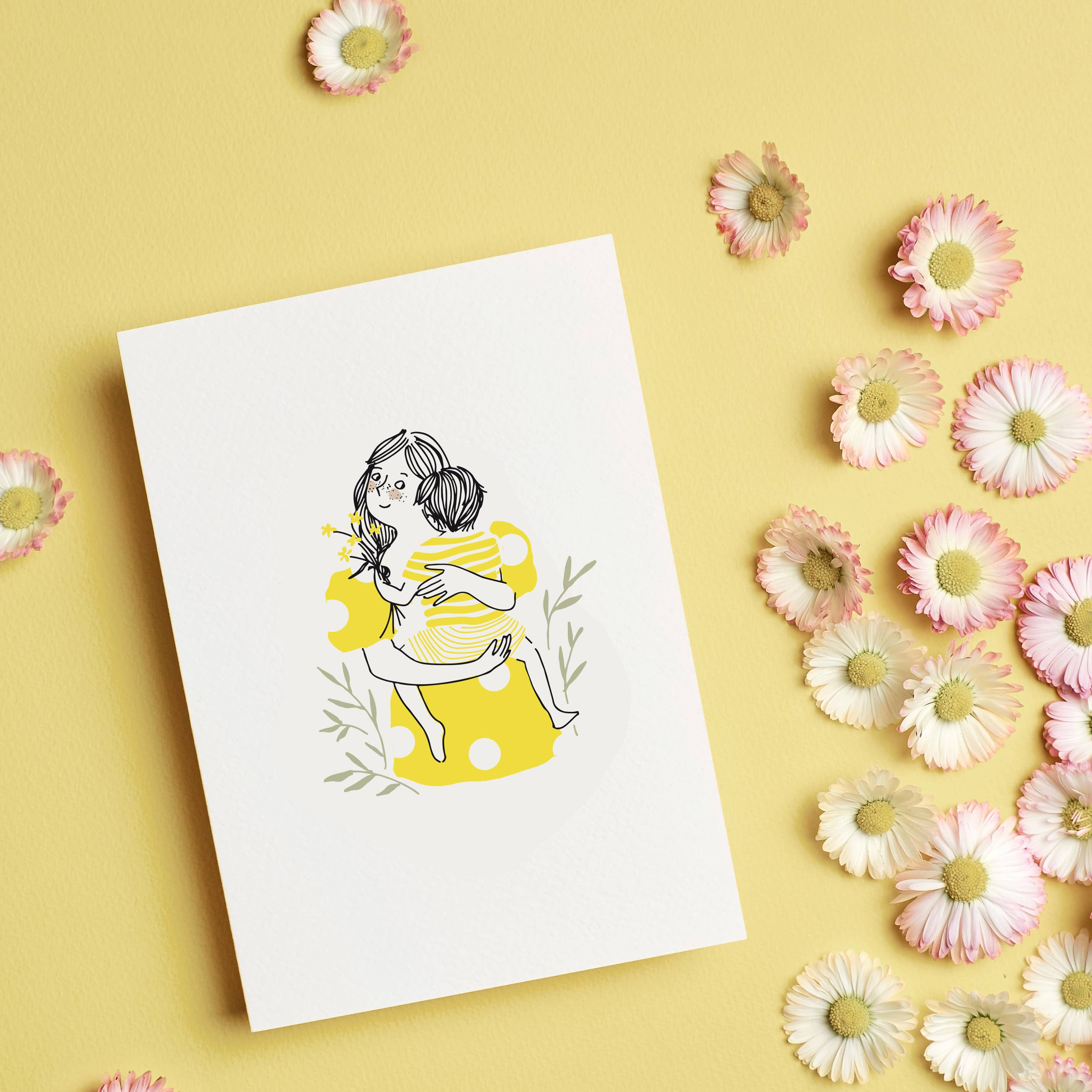 MY LOVELY THING - Vente Carte pour la fête des Mères - Carte Pretty Mum Hug Boy2