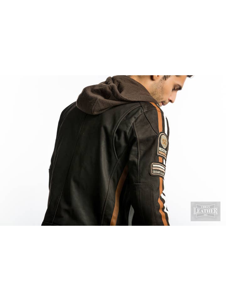 Urban 5884 Amsterdam | Leather jackets – Casaco de couro - Homem por atacado – URBAN 5884 - Jaqueta de moto masculina FIFTY EIGHT11
