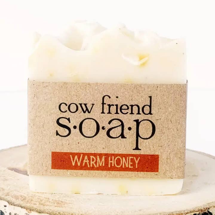 Orange Cedertræ & Honning - Helt Naturlig Jordforbindende Sæbebar for engroshandel hos Cow Friend Soap