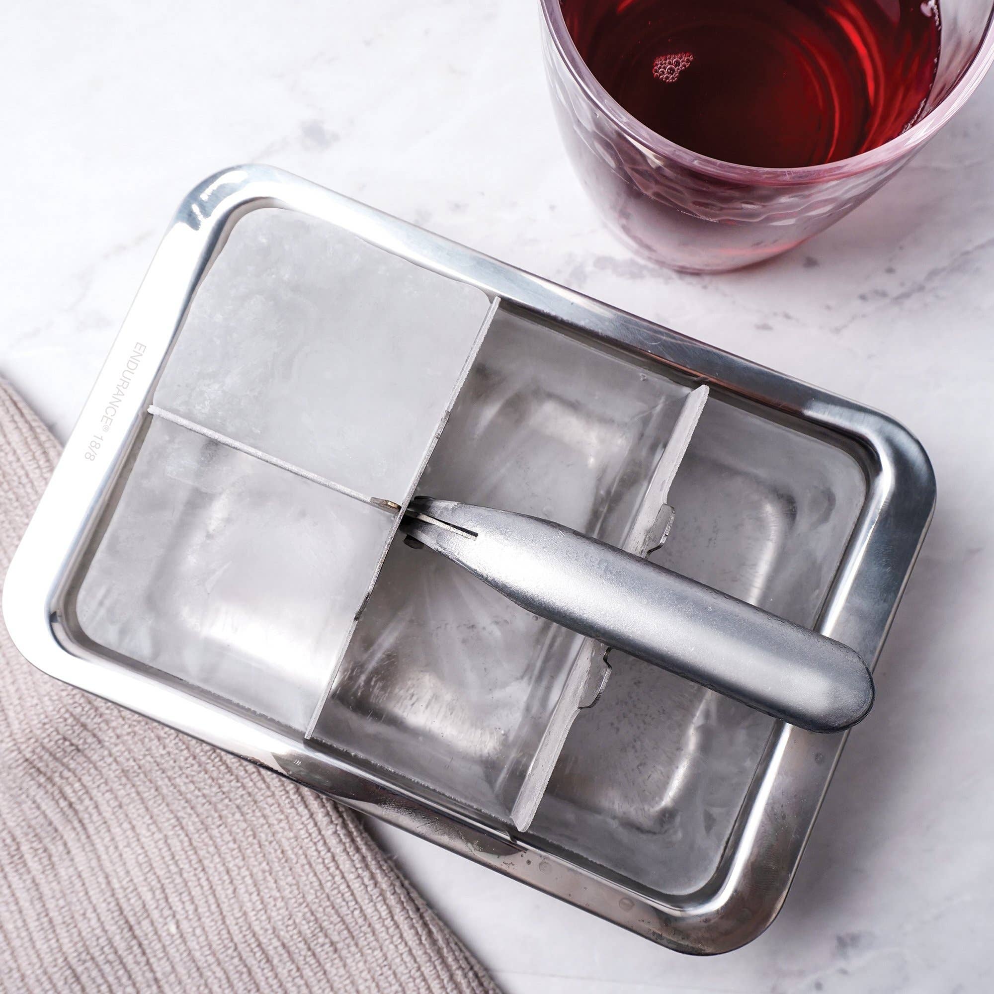 RSVP International - Wholesale Ice Tray/Mold - Ice Cube Tray - Ss - Large Cubes9