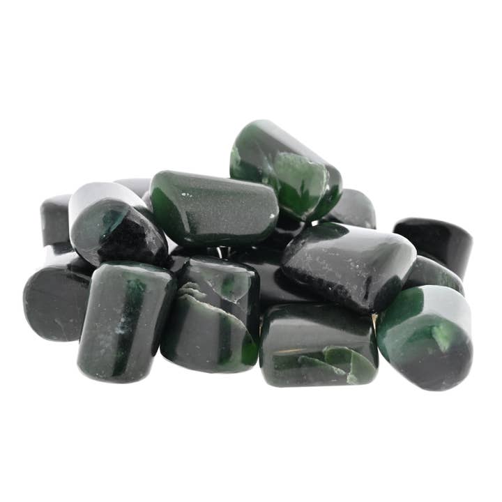 Green Kyanite Tumbled Stones - 1 lb for wholesale by Rock Restock