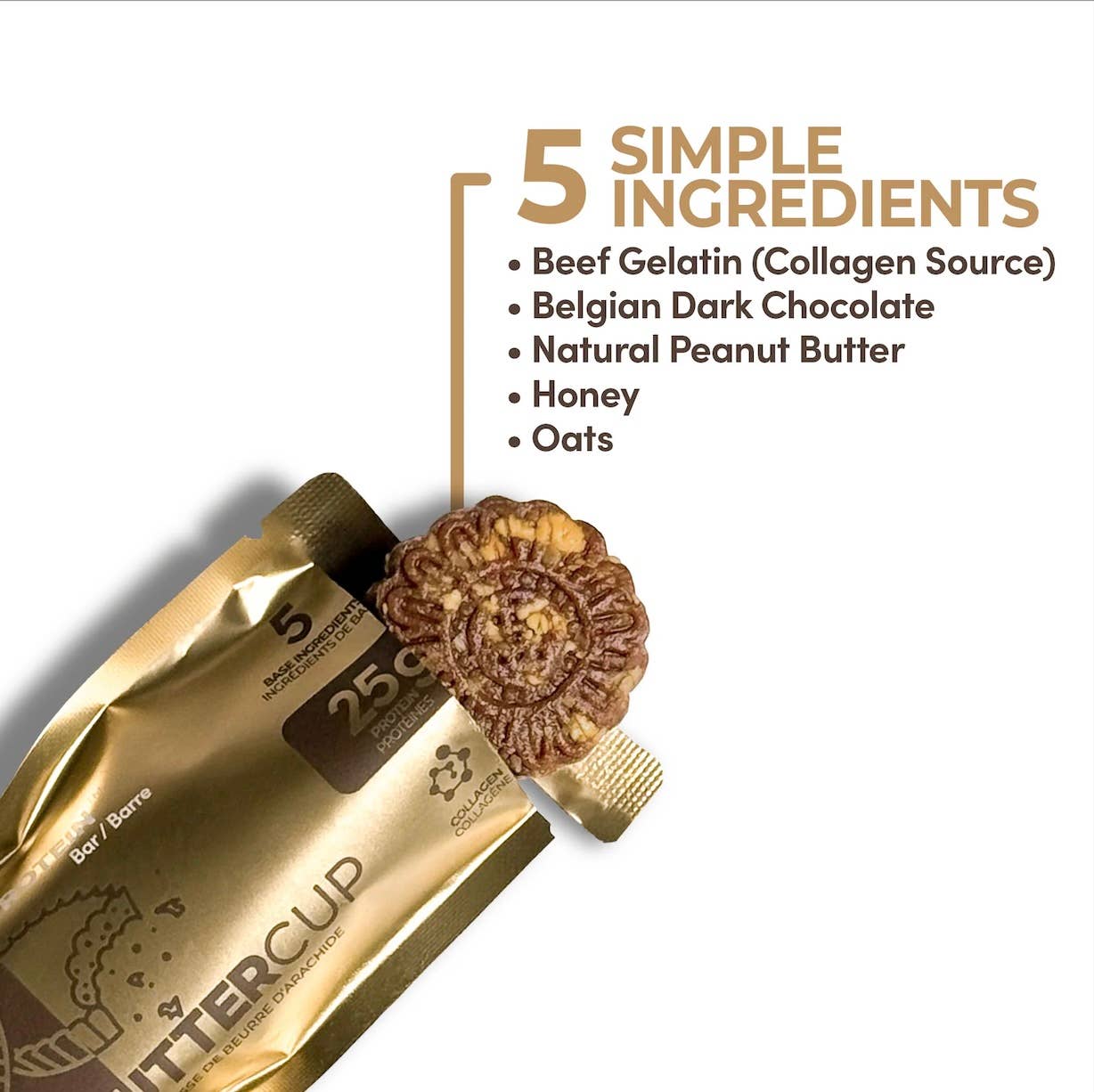 Zentein Nutrition - Wholesale Snack Bar - Zentein Collagen Protein Bar - Peanut Butter Cup2