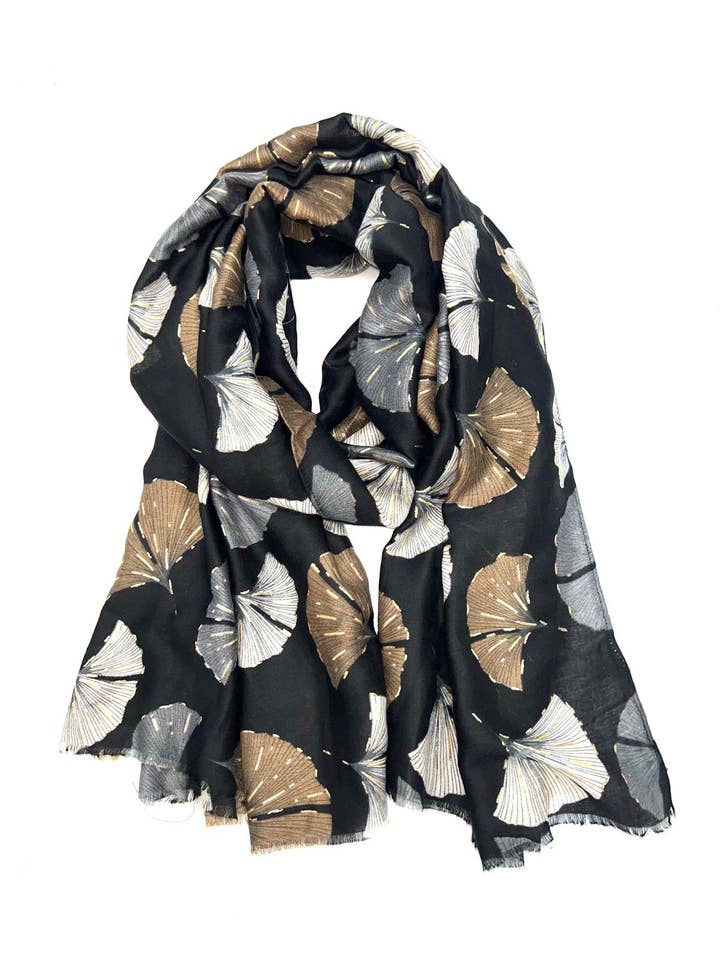 Winterschal mit trendigem, buntem Muster für den Großhandel von LINETA