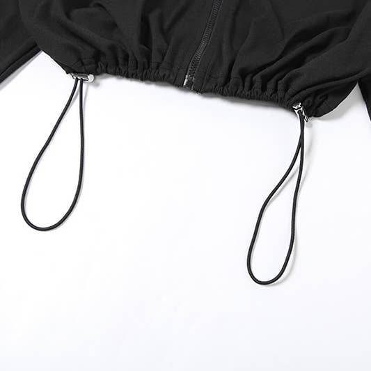 Lily Clothing - Wholesale Top & Pant Set (NOT Loungewear) - Women's - Drawstring Crop Top High Waist Skinny Pants Set29