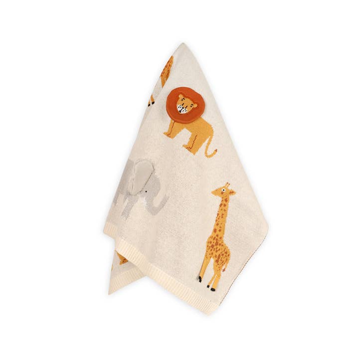 Viverano Organics - Wholesale Bedding Blanket - Kids & Baby - Savannah-Organic 3D Jacquard Sweater Knit Baby Blanket6