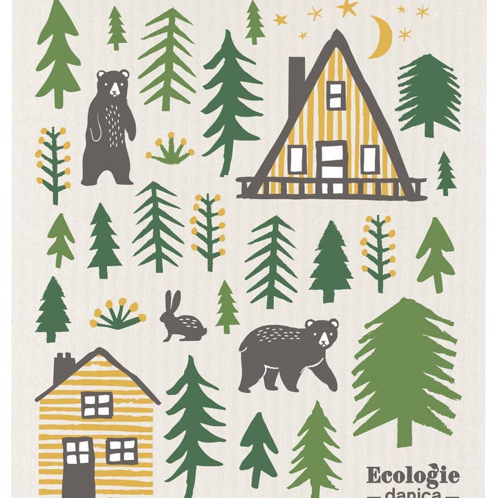 Ecologie - Wholesale Dishcloth - Wild Life Swedish Dishcloth0