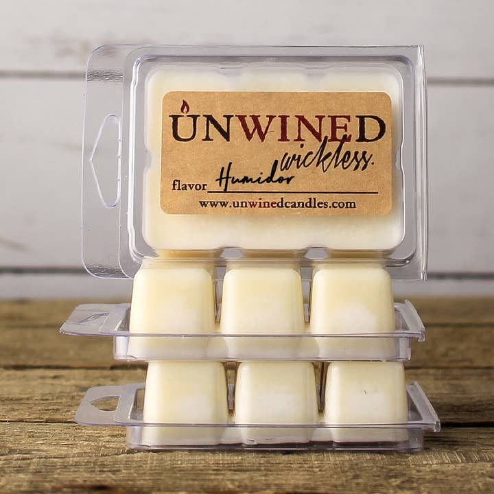 Cera Wickless Humidor derrete por atacado de Unwined Candles