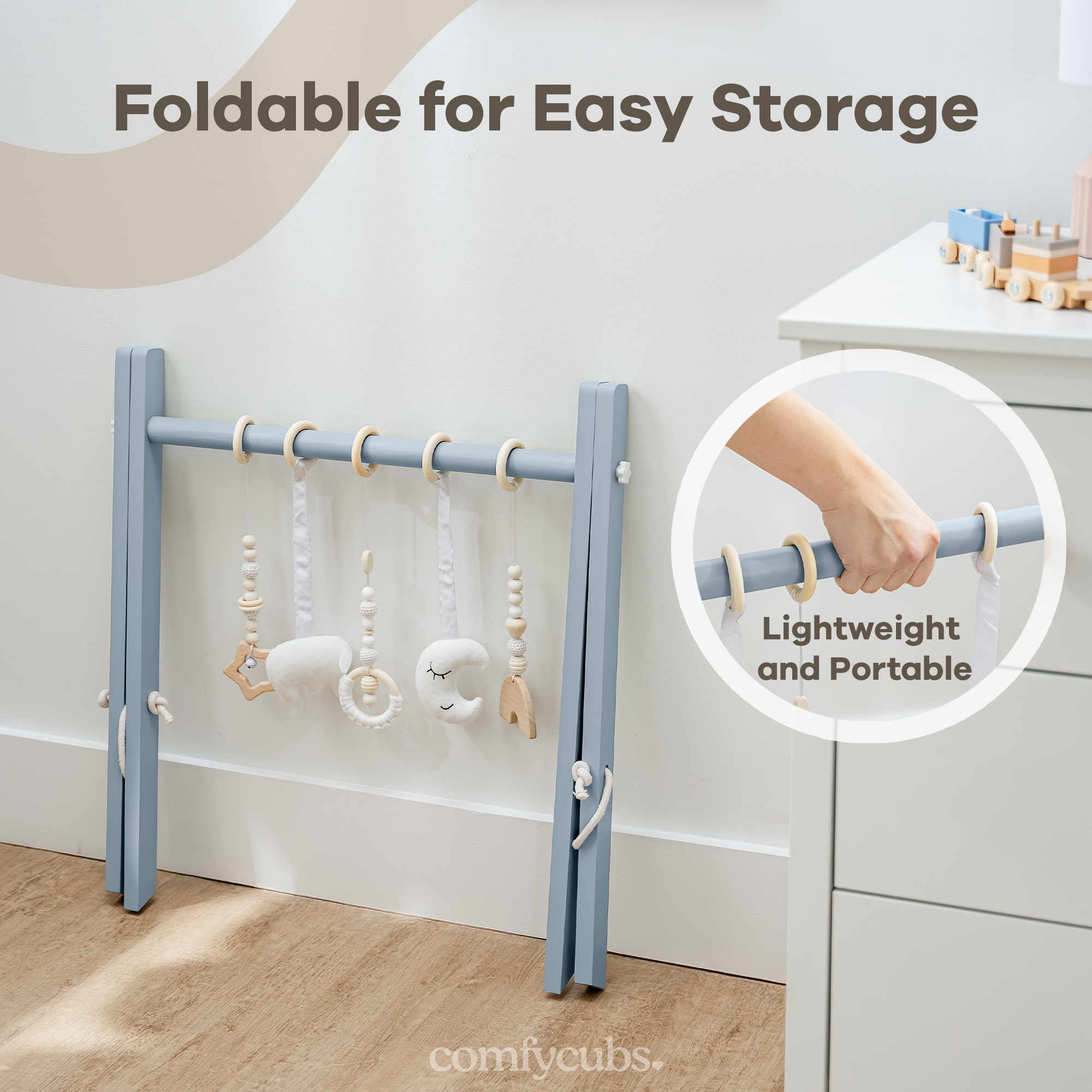 Comfy Cubs - Wholesale Activity Gym - Kids & Baby - Wooden Baby Play Gym, Baby Activity Gym by Comfy Cubs21