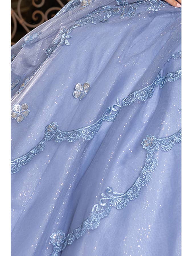 Babyfox Apparel - Wholesale Gown - Women's - Off the Shoulder Embellished Quinceanera Ball Gown9