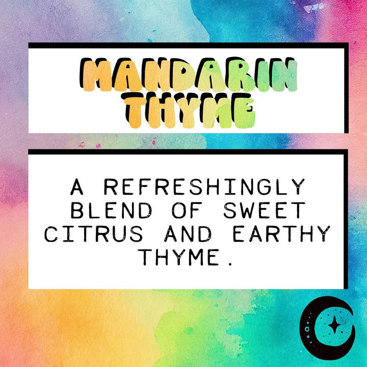 Cosmically Misplaced - Wholesale Incense - Mandarin Thyme | 9 Inch Incense Stick | Charcoal Incense1