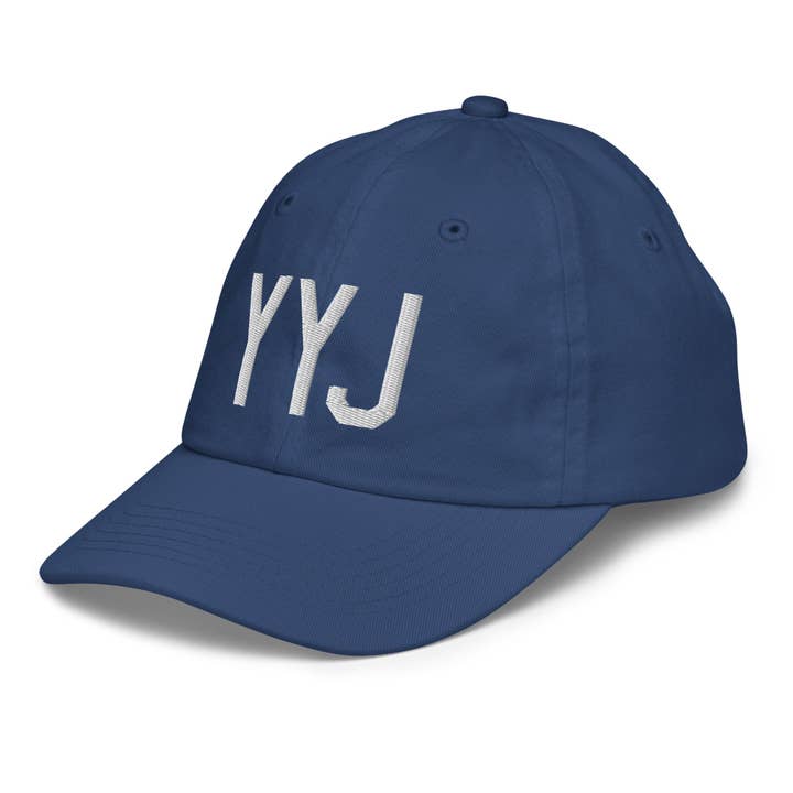YYJ Victoria British Columbia Kid's Baseball Cap for wholesale by YHM Designs