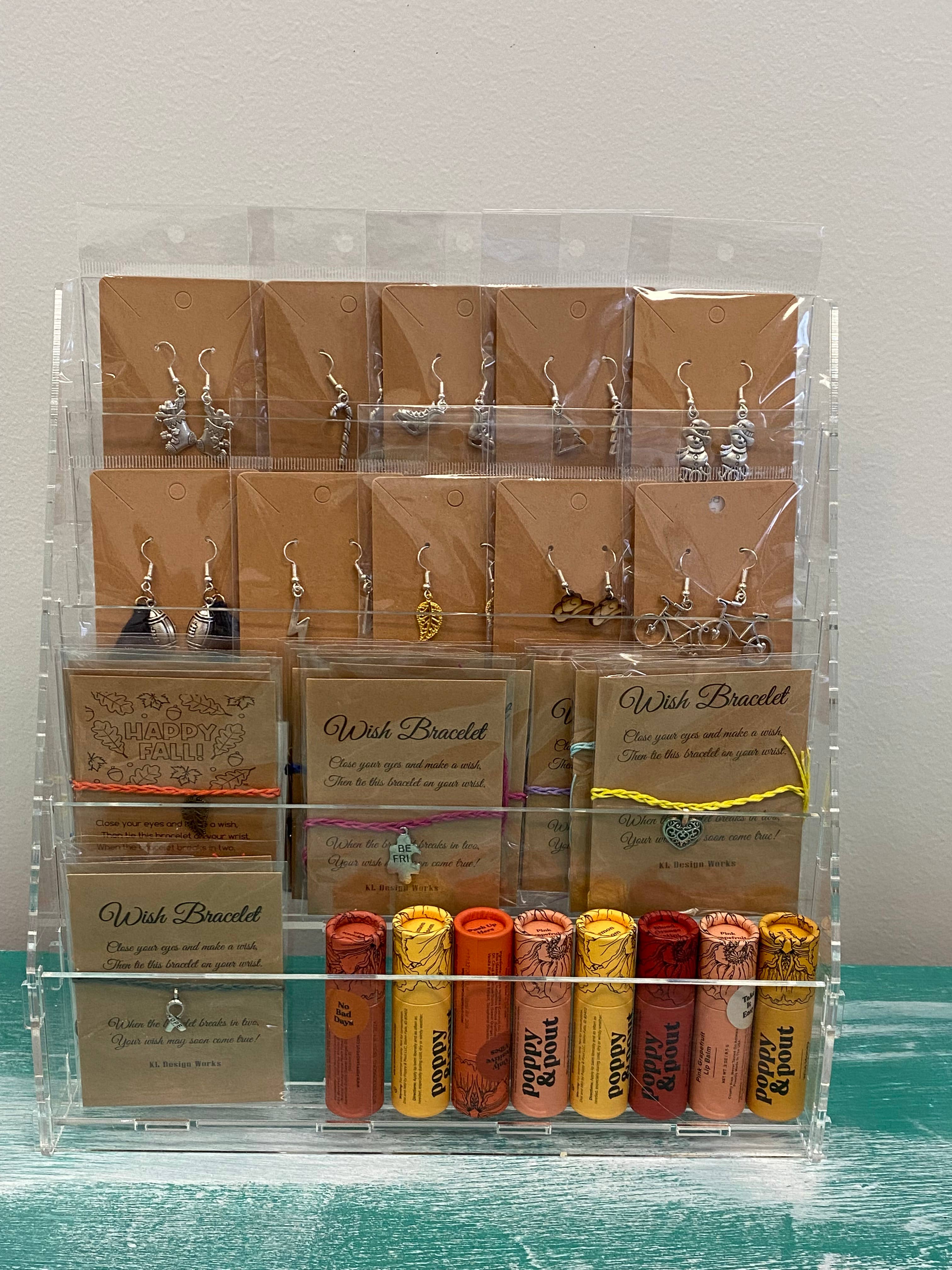 KL Design Works - Wholesale Retailer Display Stand/Case - Acrylic Display Hardware - 4 Shelf3