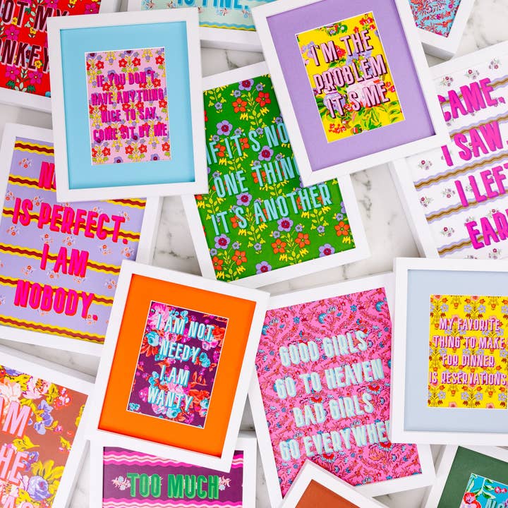 Furbish Studio - Wholesale Art Print - Statement Print - Too Much