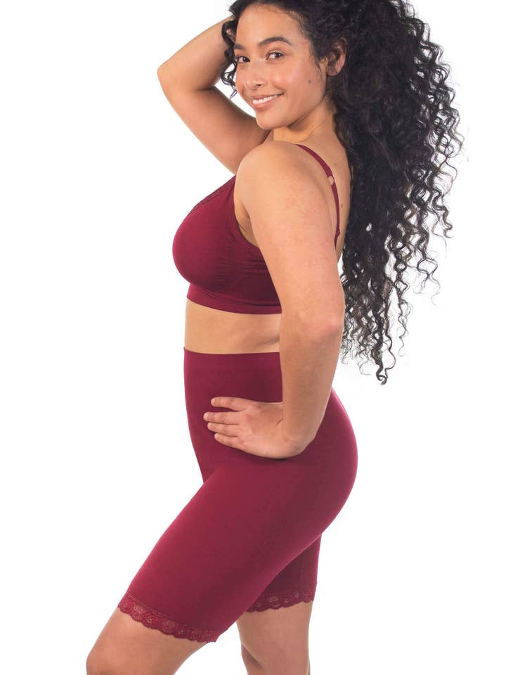 B Free AUSTRALIA - Wholesale Athletic Shorts - Women's - Anti Chafing High Rise Long Cotton Shorts12