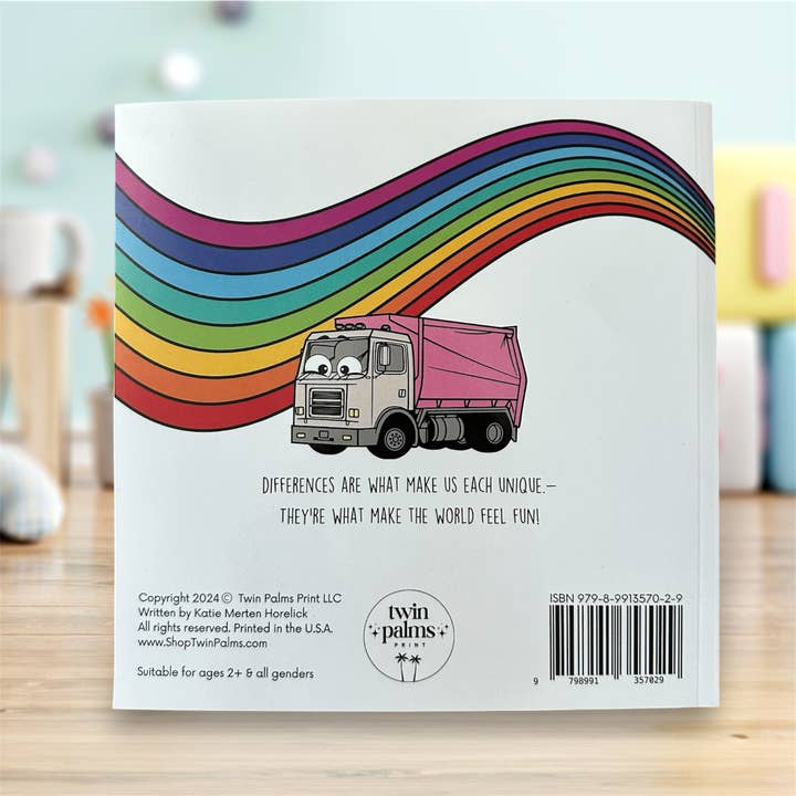 Twin Palms Print Children's Books & Greeting Cards - Wholesale Preschool Book (3-5) - Scout The Pink Garbage Truck1