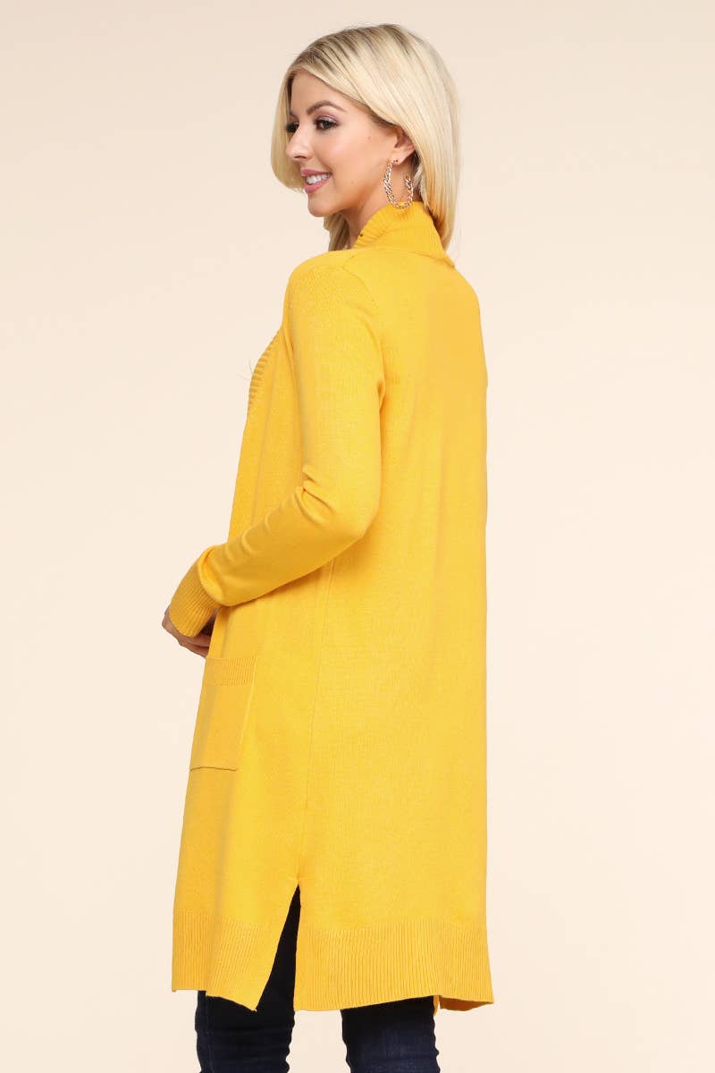 NINEXIS - Vente Cardigan – femme - AWOCAL311_CARDIGAN OUVERT À MANCHES LONGUES AVEC POCHES LATÉRALES25