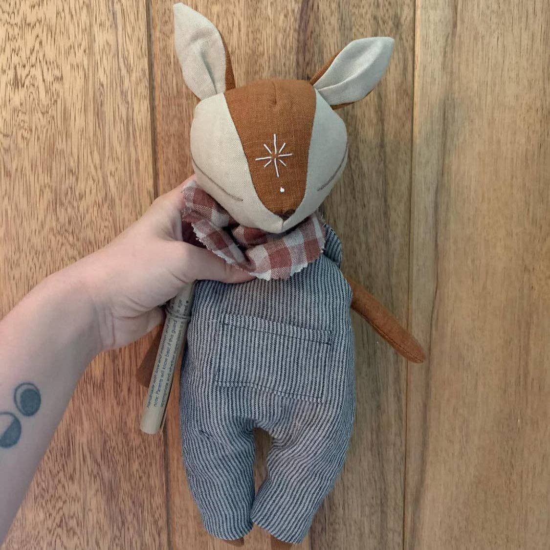 Black Creek Botanicals - Wholesale Doll - Kids - Fawn Spirit Guardian – Linen Doll – Heirloom Nursery Gift3