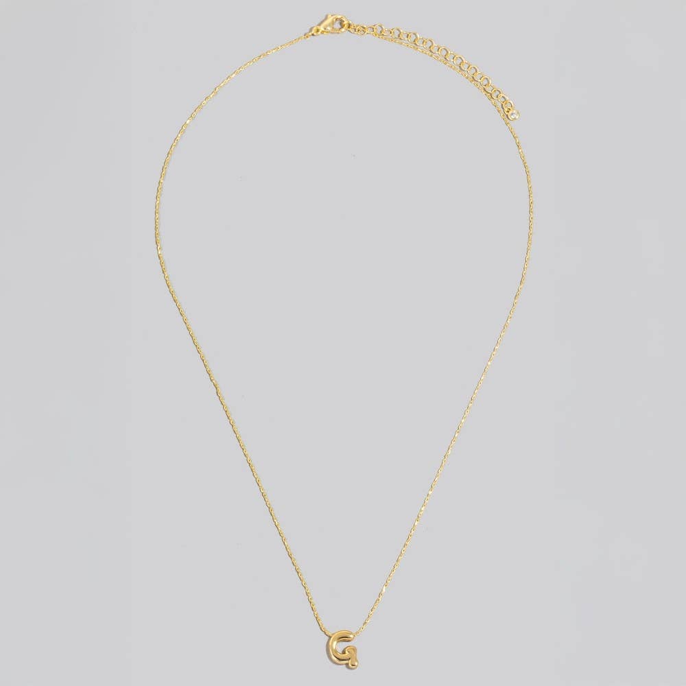 The Looks by Fame Accessories – Colar pingente/pendente por atacado – Colar com Pingente de Letra Inicial Banhado a Ouro10