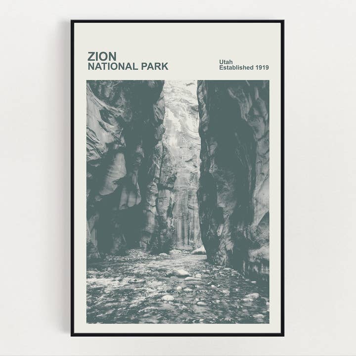 Nomad Design Co – wholesale Poster – Sion National Park Print