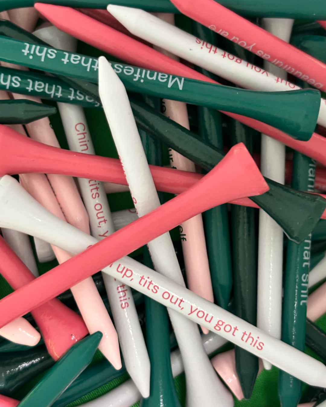 Bombshell Golf - Wholesale Sportieve accessoires - Confidence Golf Tees - set van 501