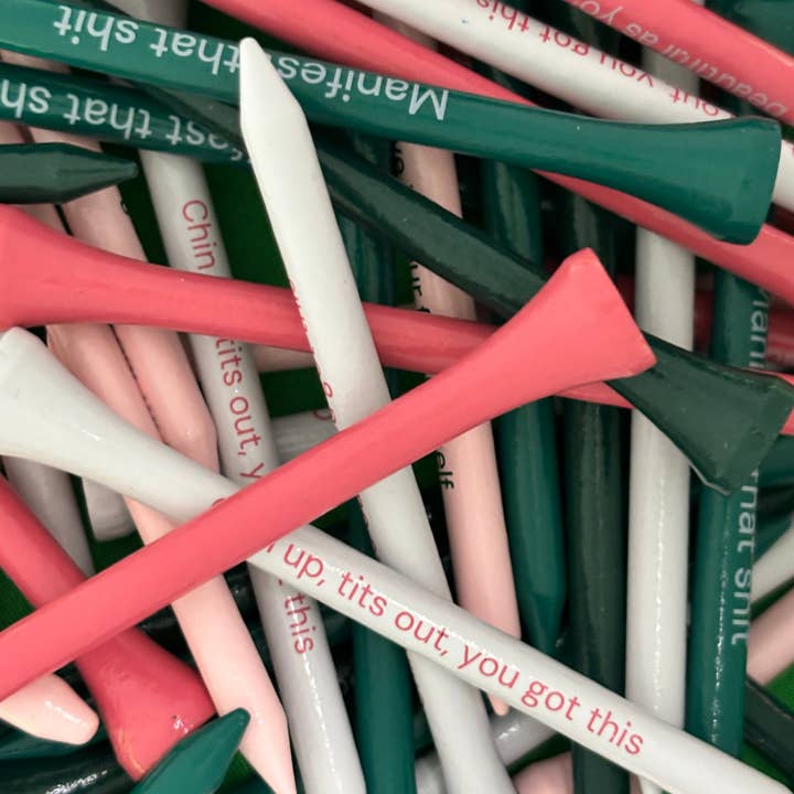 Bombshell Golf - Wholesale Sporting Accessories - Confidence Golf Tees - 50 Pack1