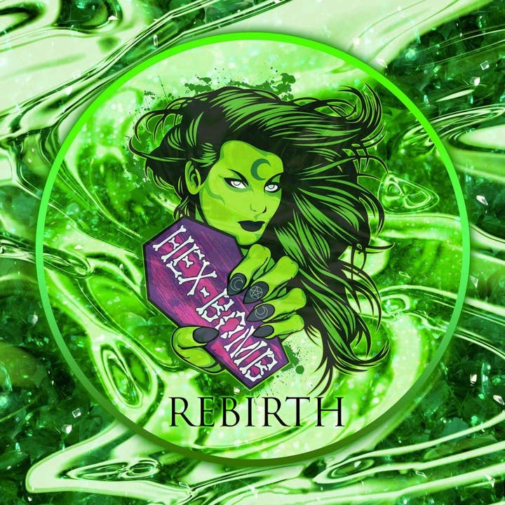 Hexbomb ltd - Wholesale Bath bomb/fizz - Rebirth Luxury Metallic Emerald Bath Bomb3