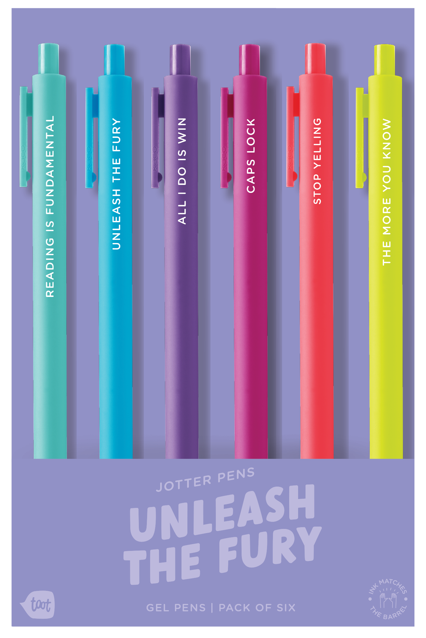 Talking Out of Turn - Wholesale Pen - Jotter Sets - 6 pack (Top Sellers!!)9