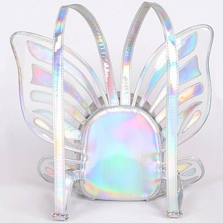 3AM BY H&D ACCESSORIES - Wholesale Backpack - Women's - Shiny Butterfly Inspired Unique Backpack4