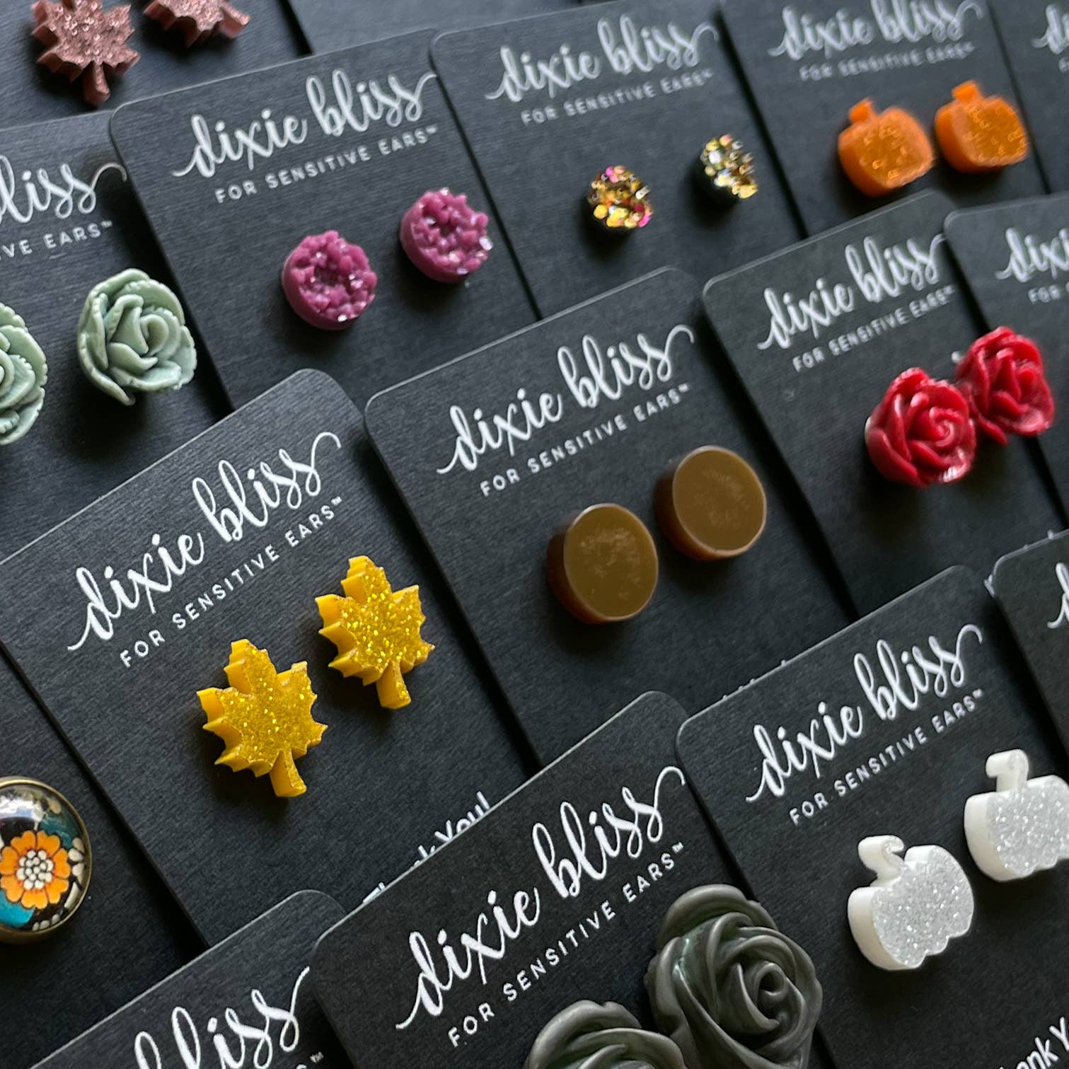 Dixie Bliss - Wholesale Stud/Post Earrings - Autumn Vibes Stud Earring Promo Pack- gifts2