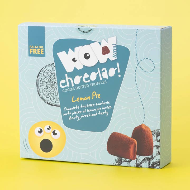 Zitronenkuchen - Schokoladentrüffel für den Großhandel von WOW Chocolao! - UK Warehouse