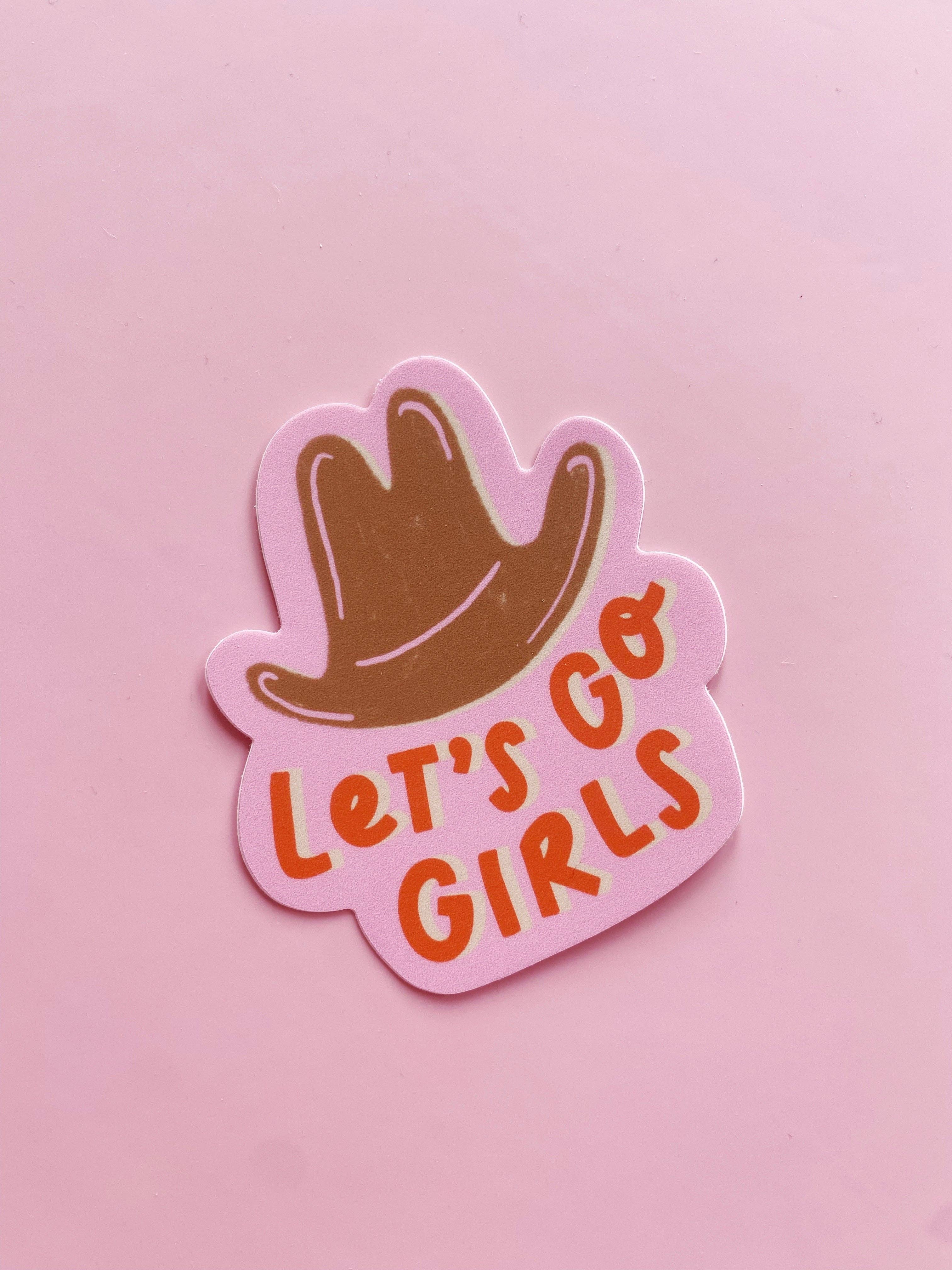 PaperHeart Studio - Wholesale Sticker - Lets Go Girls Sticker