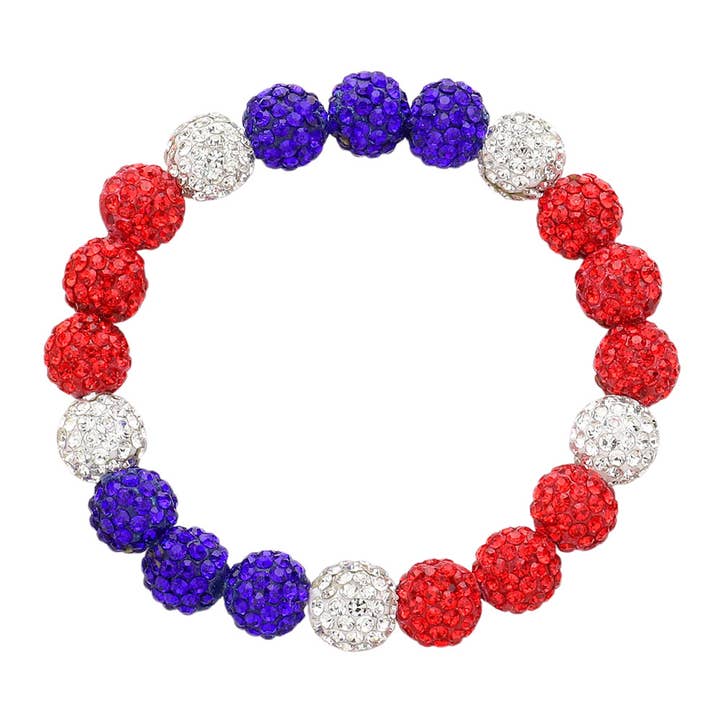 Sensibling Corp. – wholesale Beaded bracelet – Shamballa Ball Beaded Stretch Bracelet21