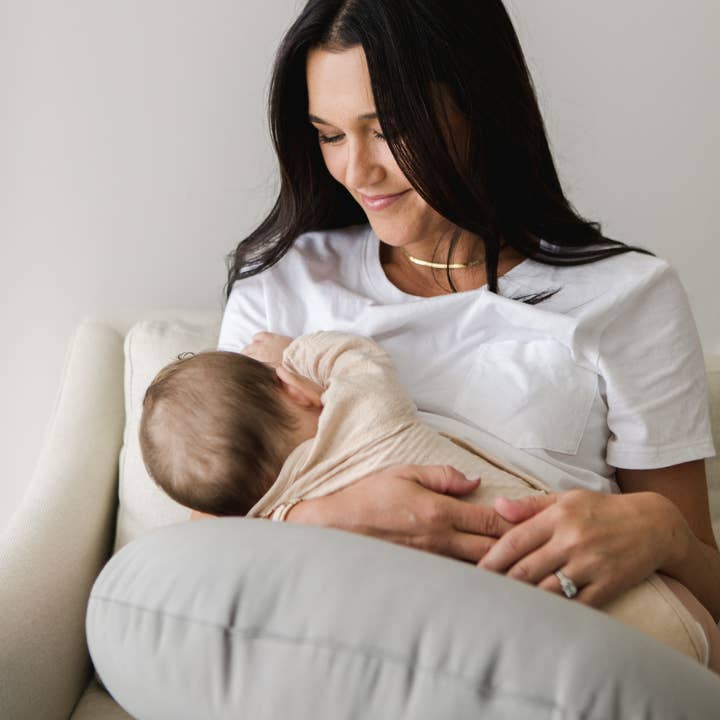 Snuggle Me Organic - Wholesale Nursing Pillow/Pad - Maternity - Feeding Support | Stone