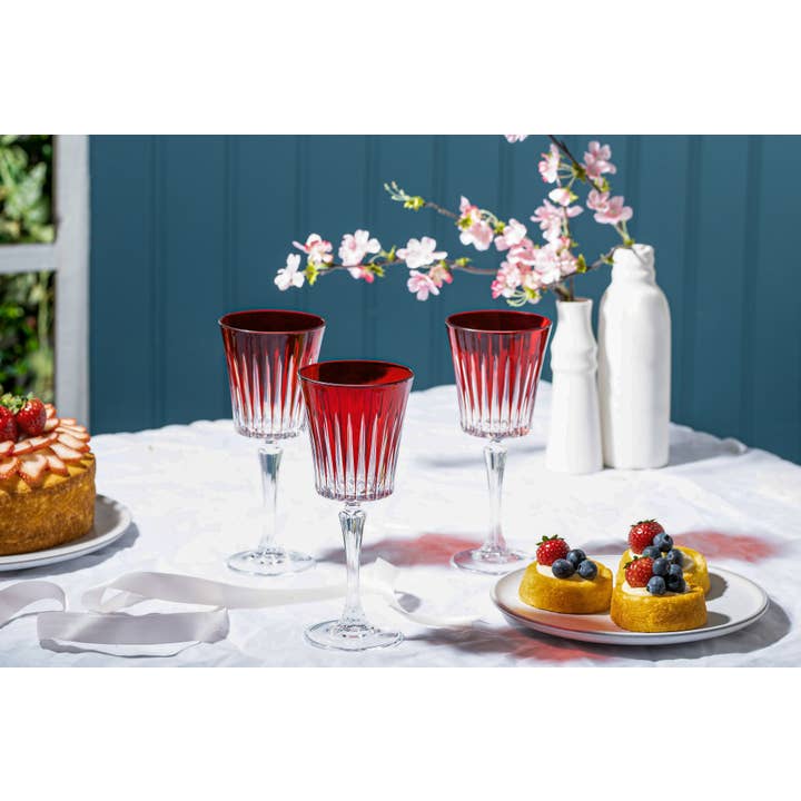 Barski – Großhandel Weingläser – Barski Rubinglas Weinglas-Set, 10 oz (ca. 295 ml), 6-teilig1